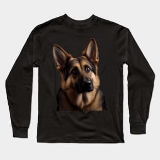 Cute German Shepherd - Look Into My Eyes 2 Long Sleeve T-Shirt